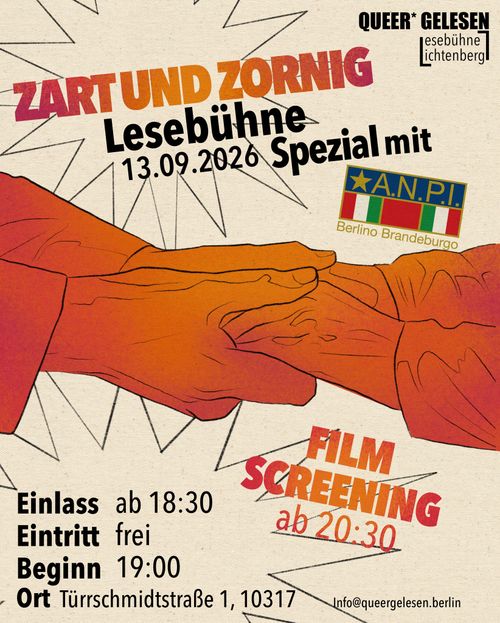 Queer gelesen Spezial: Zart und Zornig zusammen mit A.N.P.I