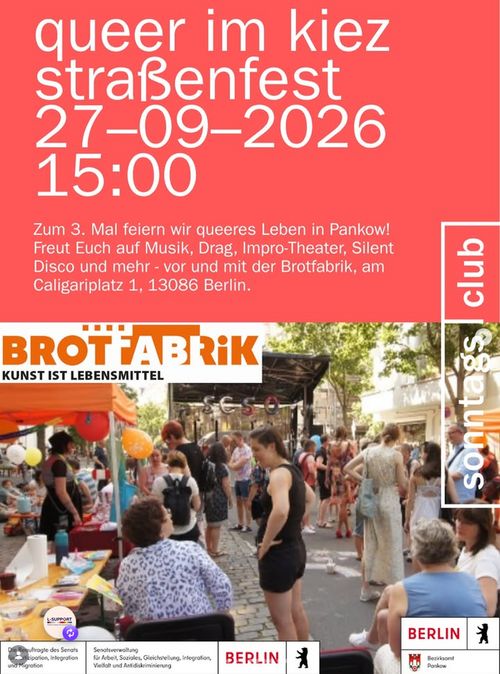 Straßenfest für queere Perspektiven in Pankow